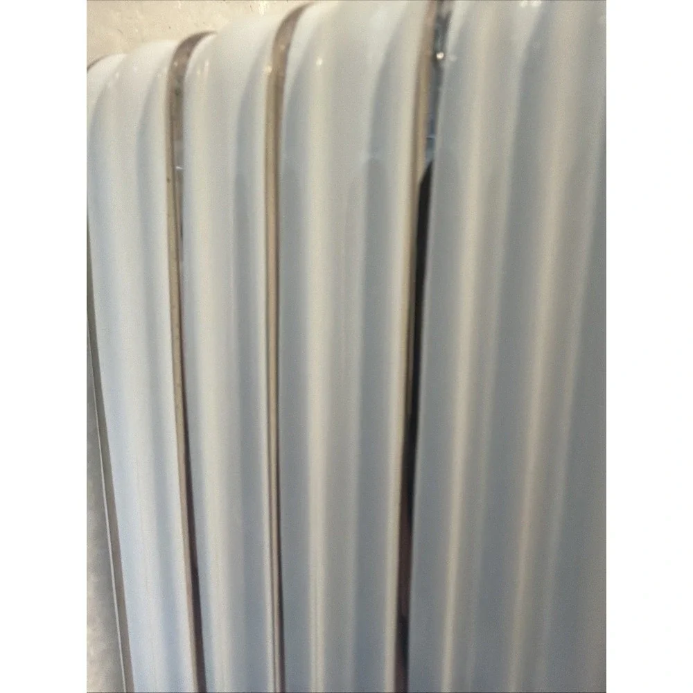 J‎ Queens New York CeramicTissue Box Holder White/silver Trim GW997